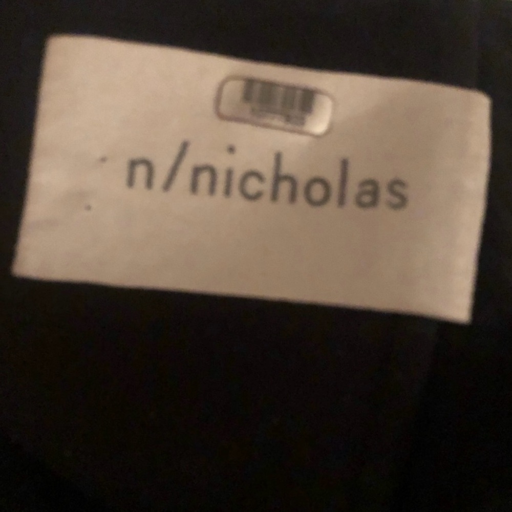 Size 6 NICHOLAS Black Off-Shoulder Ruffle Top - Picture 5 of 5